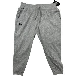 [1317455-025] Mens Under Armour Hustle Fleece Joggers 2XL Grey